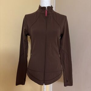 Lasenza Spirit Brown Women's Lightweight Full-Zip Jacket S